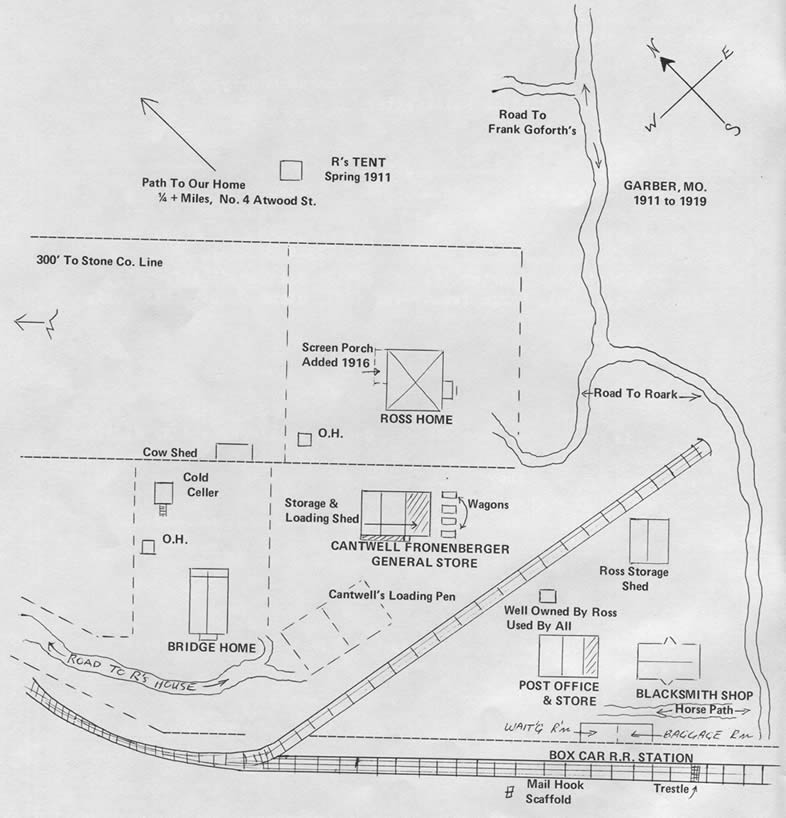 Map of Garber