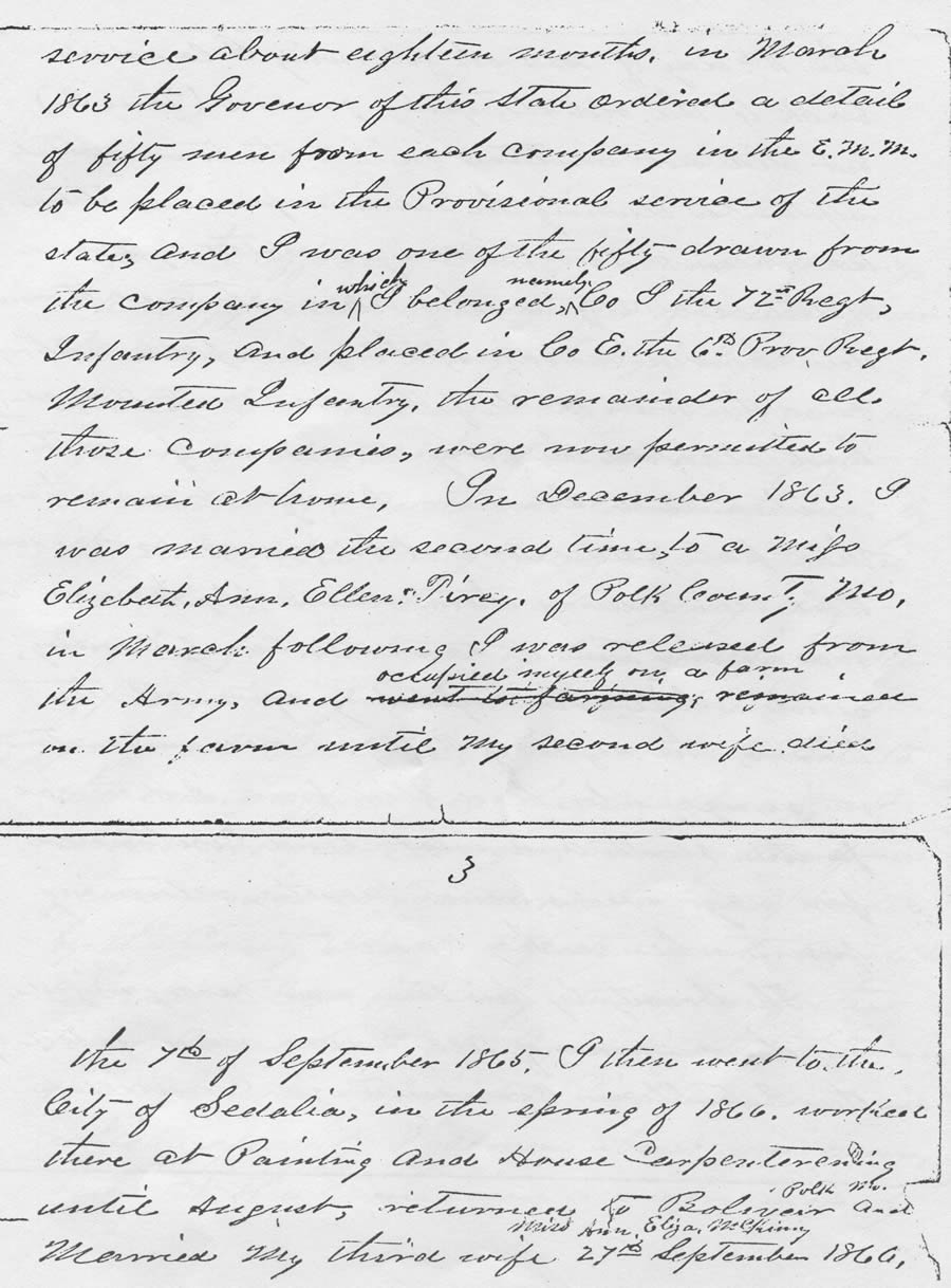Levi Boswell letter ca. 1880
