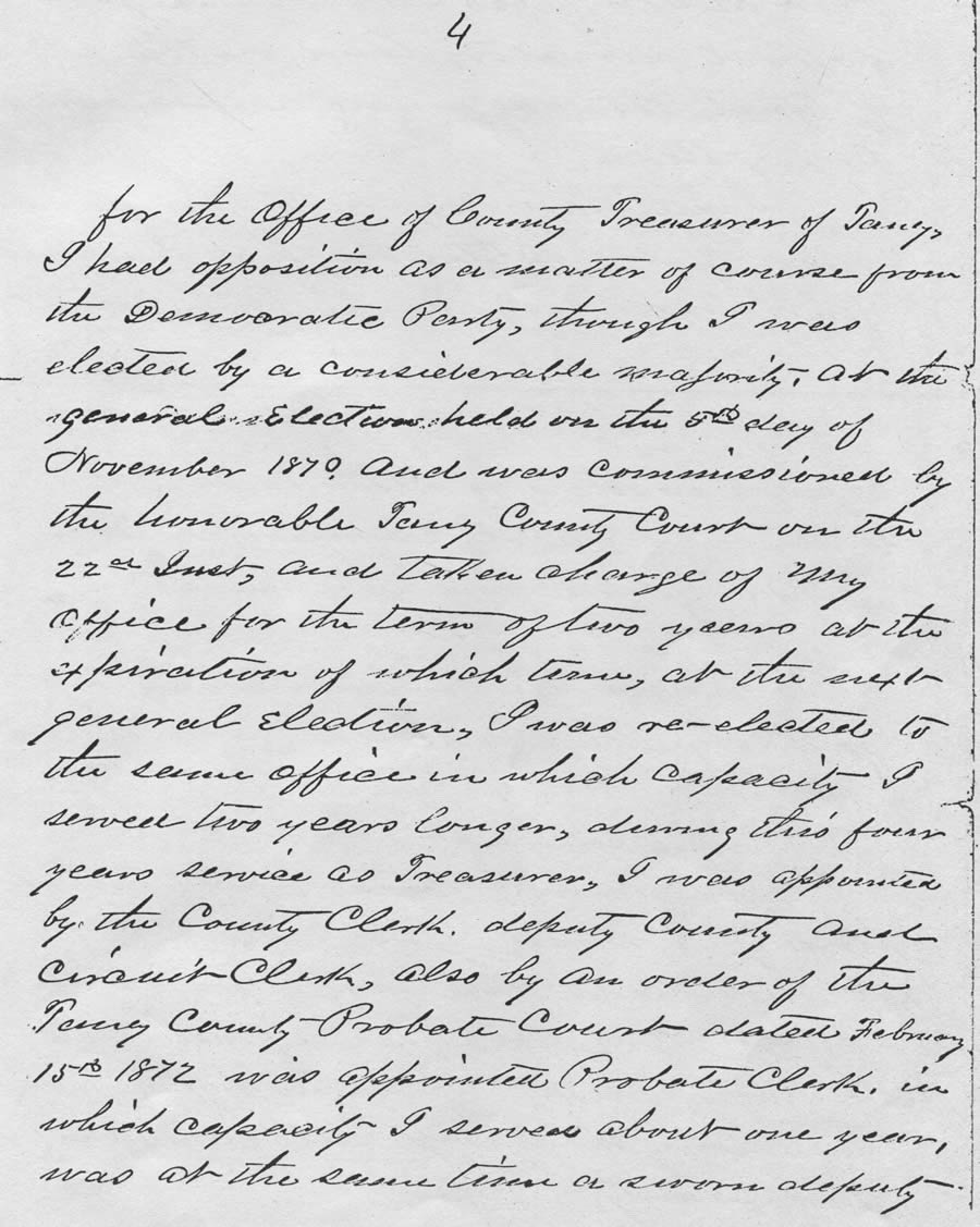 Levi Boswell letter ca. 1880